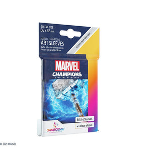 Gamegenic 50ct Standard Size Card Sleeves Marvel Champions Thor (15012)  Asmodee   