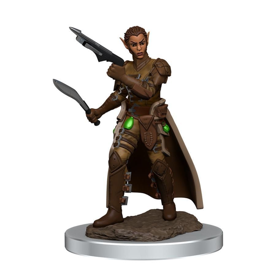 D&D Icons of the Realms Premium Prepainted Miniature Female Shifter Rogue (93055) Miniatures WizKids   
