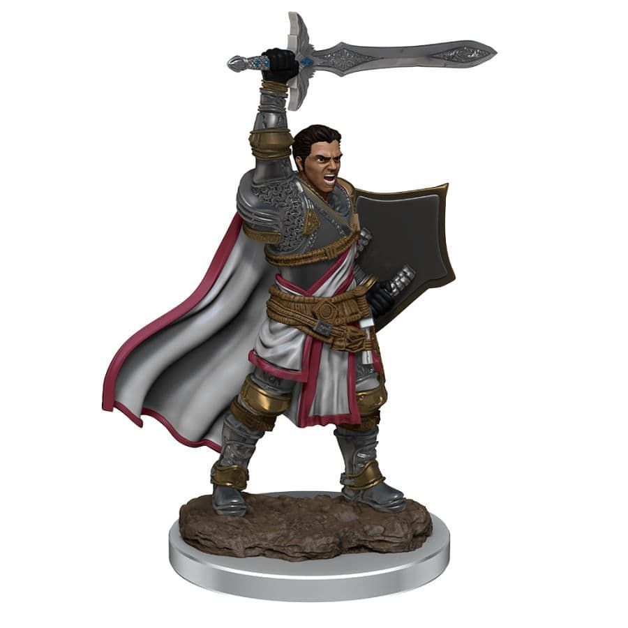 D&D Icons of the Realms Premium Prepainted Miniature Male Human Paladin (93058) Miniatures WizKids