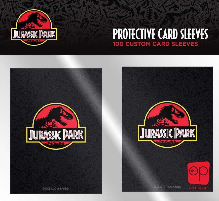 Standard Size Card Sleeves 100ct Jurassic Park Supplies USAopoly