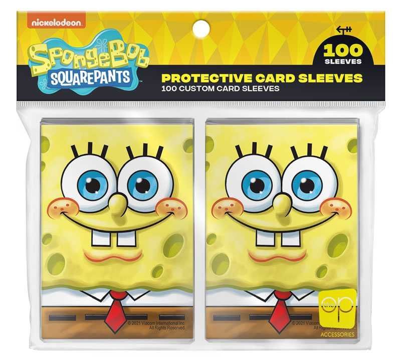 Standard Size Card Sleeves 100ct Spongebob Squarepants Supplies USAopoly