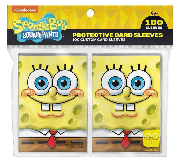 Standard Size Card Sleeves 100ct Spongebob Squarepants  Common Ground Games   
