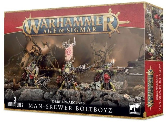 Age of Sigmar Orruk Warclans Man-Skewer Boltboyz  Games Workshop   