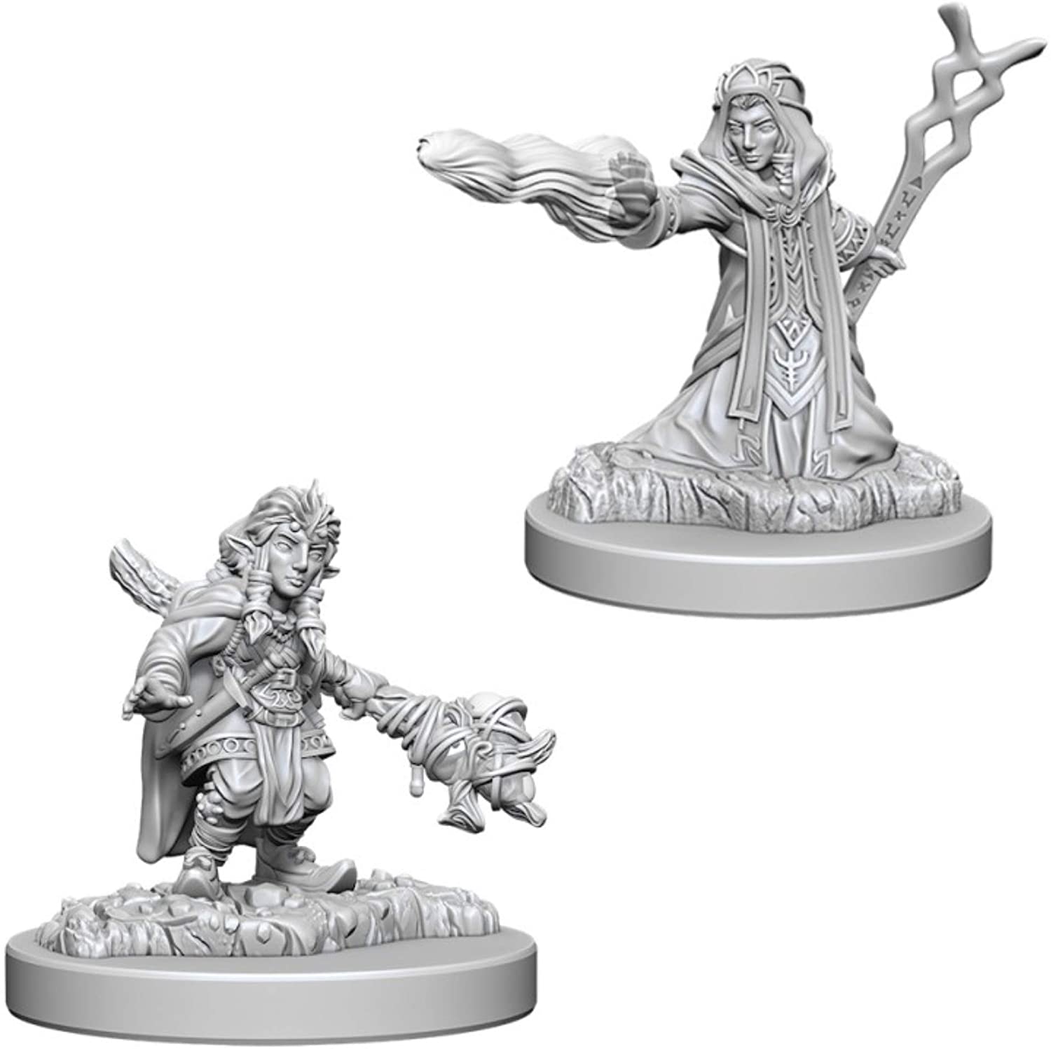 Pathfinder Deep Cuts Unpainted Miniatures: Gnome Female Sorcerer Miniatures WizKids   
