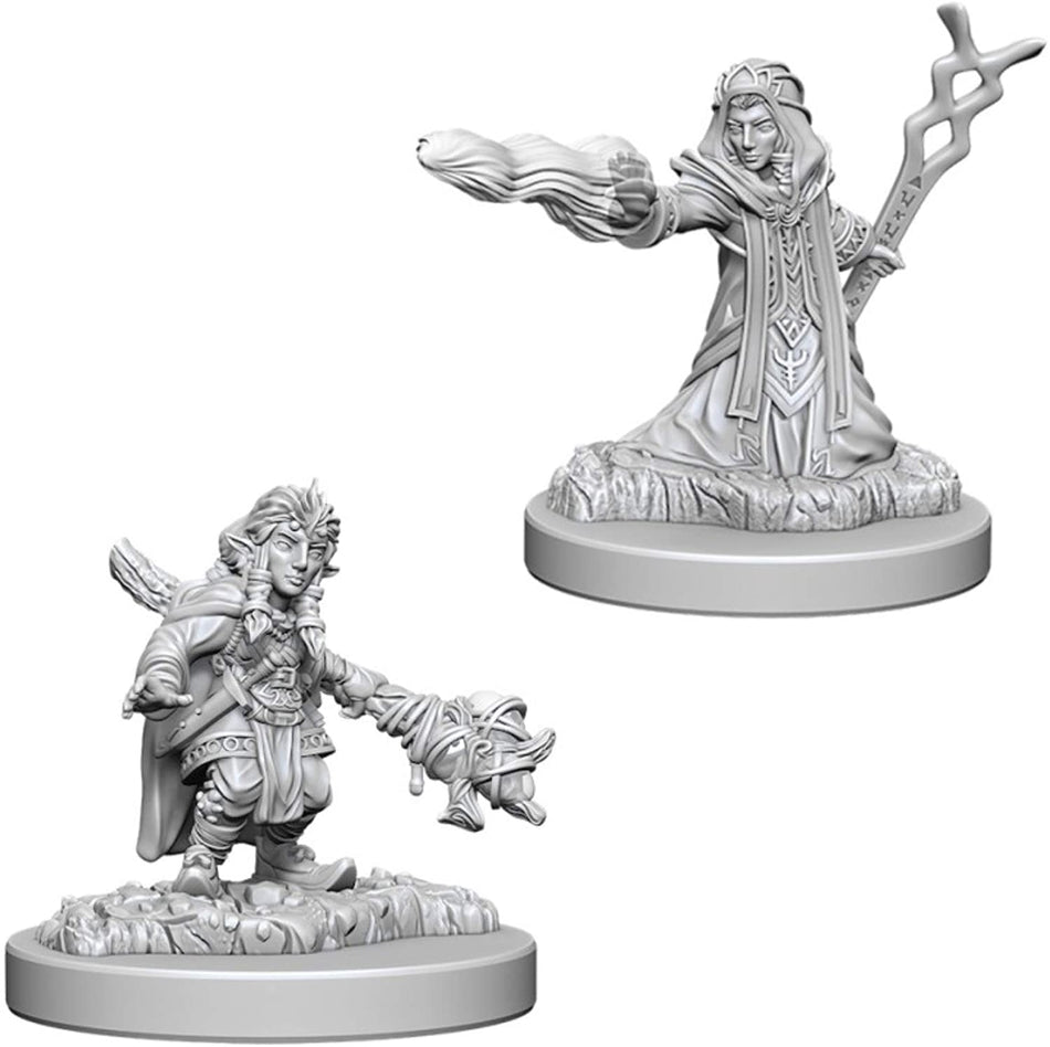 Pathfinder Deep Cuts Unpainted Miniatures: Gnome Female Sorcerer Miniatures WizKids   