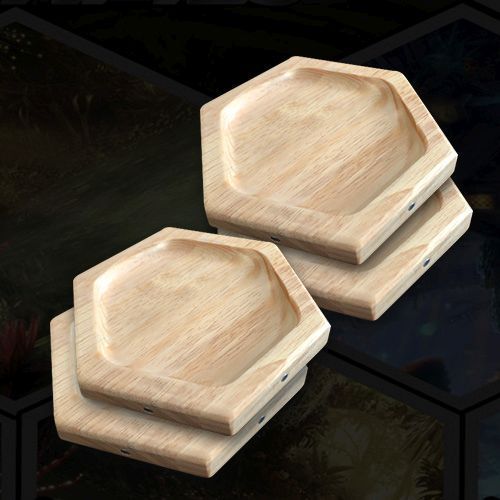 Tabletop Tiles Component Organizers: Single Compartment 4-Pack  Other   