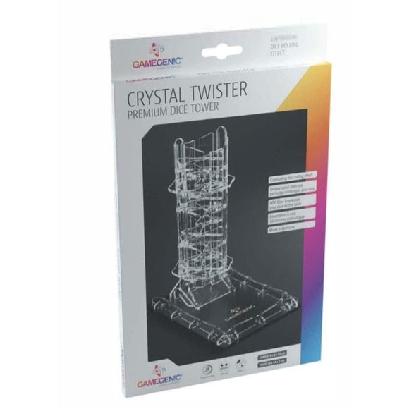 Gamegenic Crystal Twister Premium Dice Tower  Asmodee   