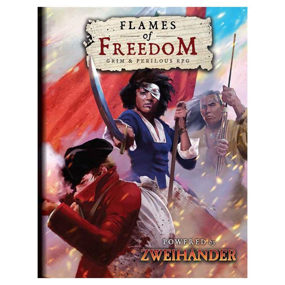 Flames o/Freedom Grim &Perilous Role Playing Games Andrews McMeel Publishing   
