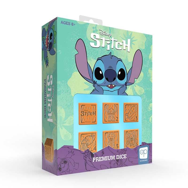 Disney Stitch Premium Dice 6ct Dice USAopoly