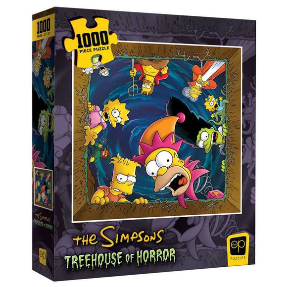 The Simpsons Treehouse of Horror Happy Haunt 1000pc Puzzle  Common Ground Games   