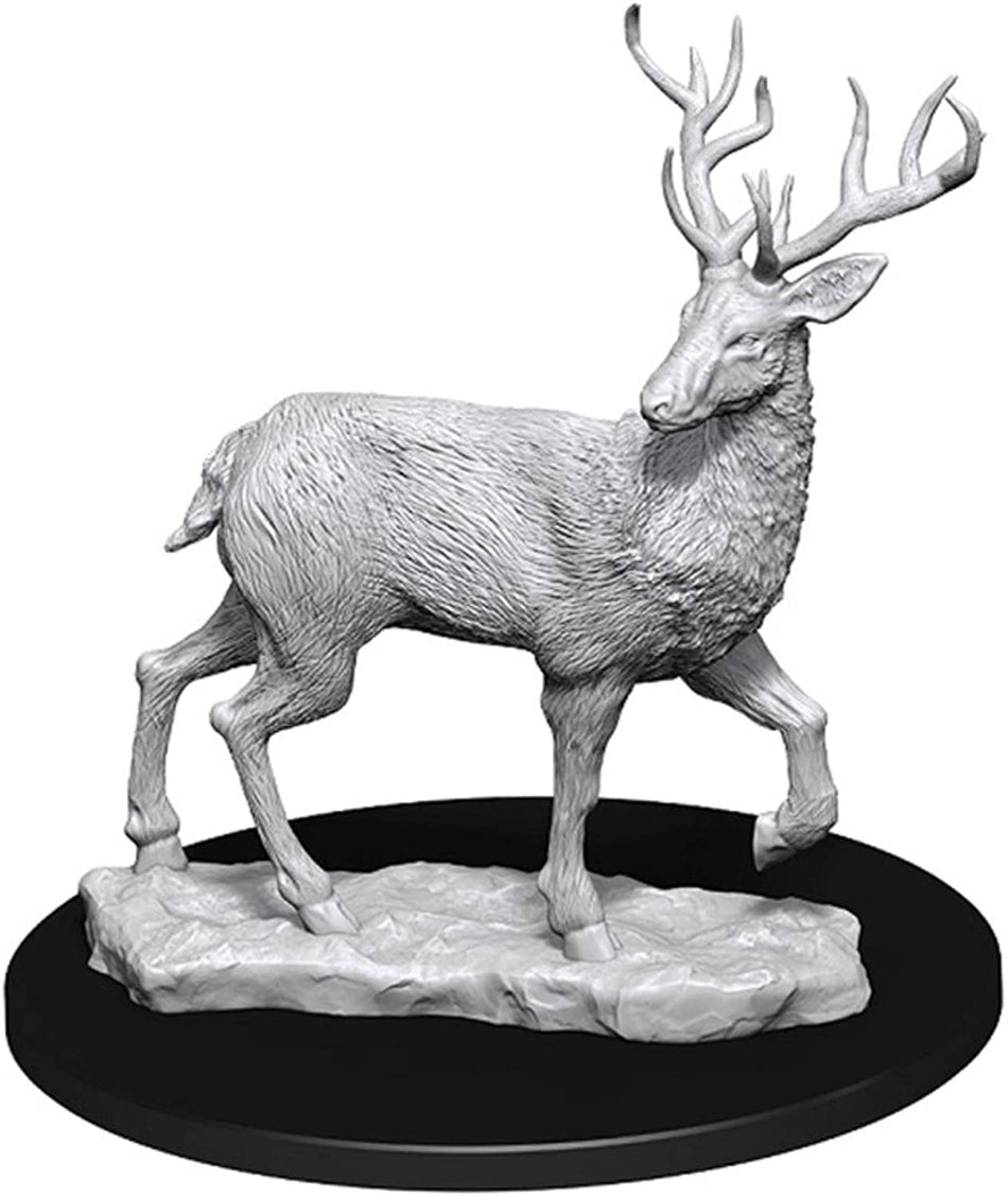 WizKids Deep Cuts Unpainted Miniatures: Stag Miniatures WizKids   