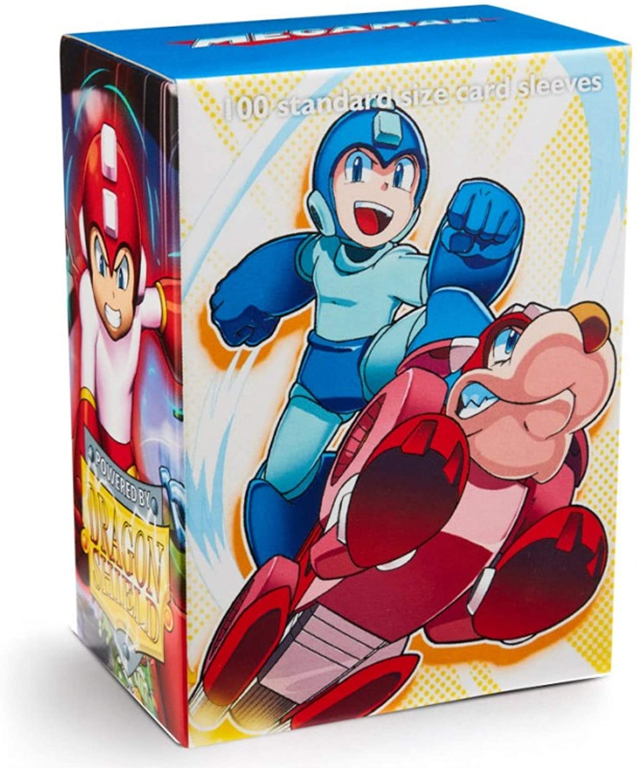 Dragon Shield Classic Art Standard Sleeves 100ct Mega Man & Rush Supplies Arcane Tinmen   