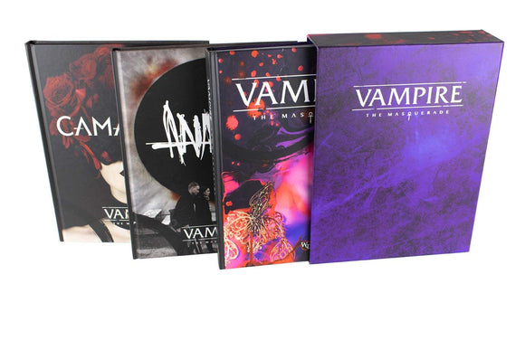 Vampire: The Masquerade 5th Edition - Slipcase Set Home page Modiphius Entertainment   