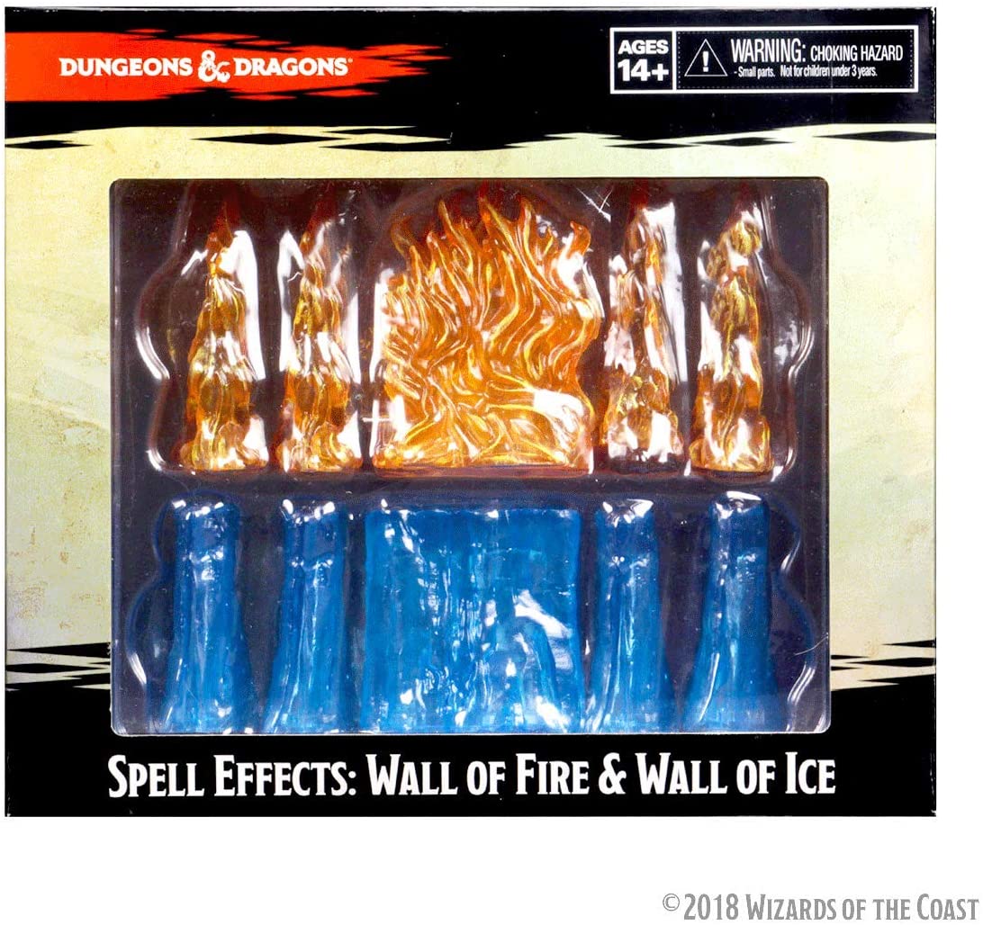 Dungeons & Dragons Spell Effects: Wall of Fire & Wall of Ice Miniatures WizKids   