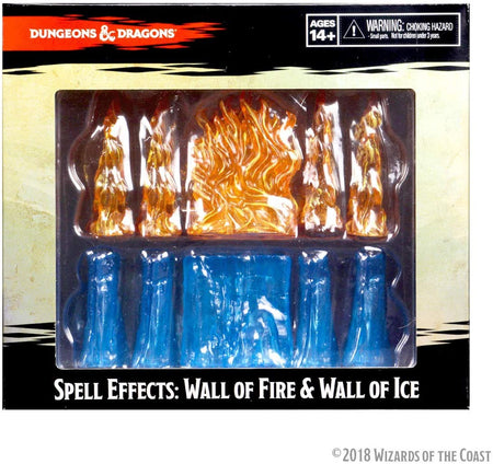 Dungeons & Dragons Spell Effects: Wall of Fire & Wall of Ice Miniatures WizKids   