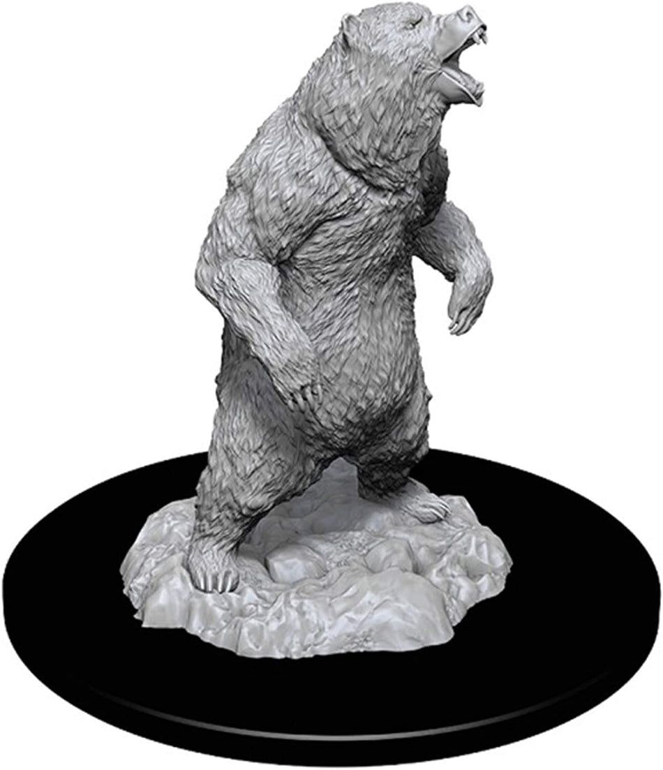 WizKids Deep Cuts Unpainted Miniatures: Grizzly Bear Miniatures WizKids