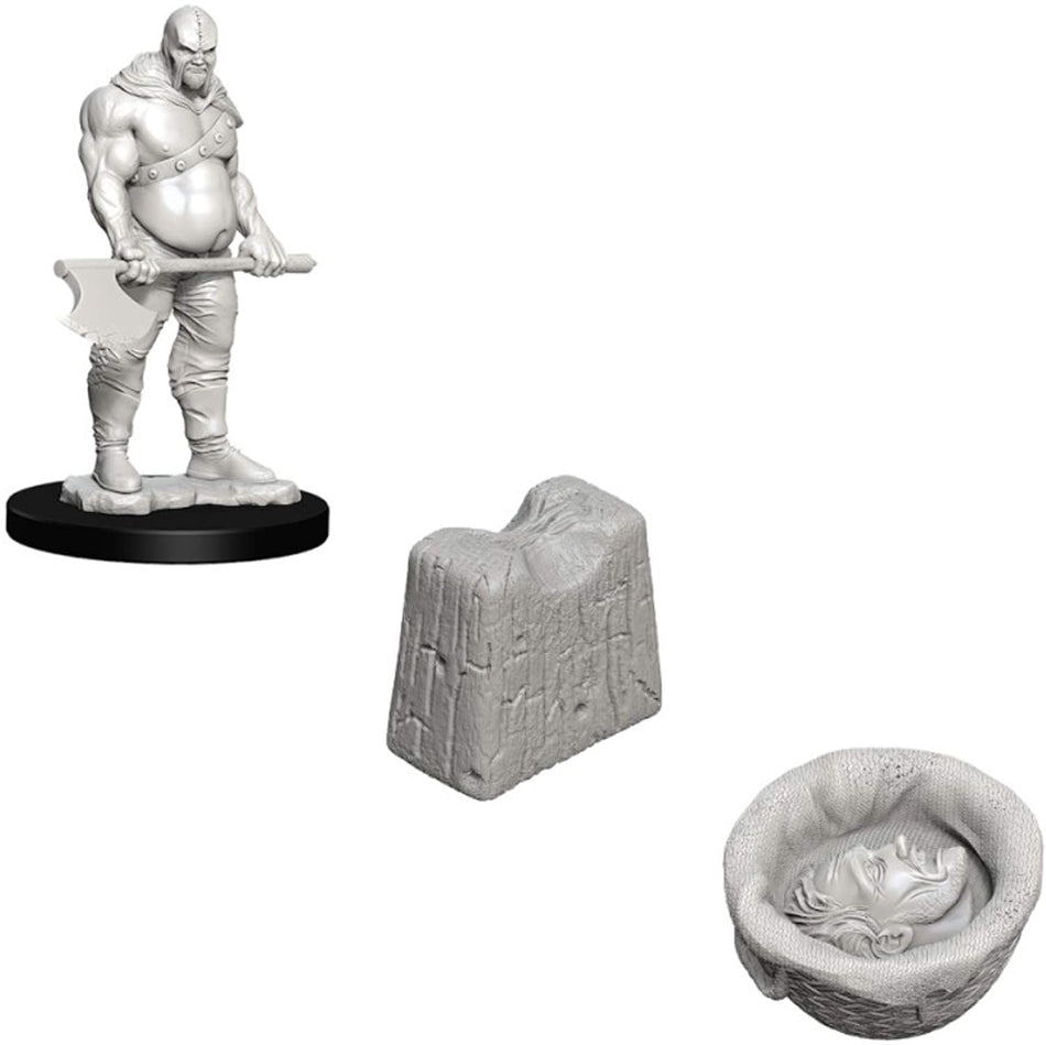 WizKids Deep Cuts Unpainted Miniatures: Executioner & Chopping Block Miniatures WizKids   