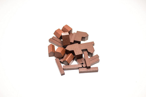 Catan Wood Replacement Pieces - Brown Home page Other   