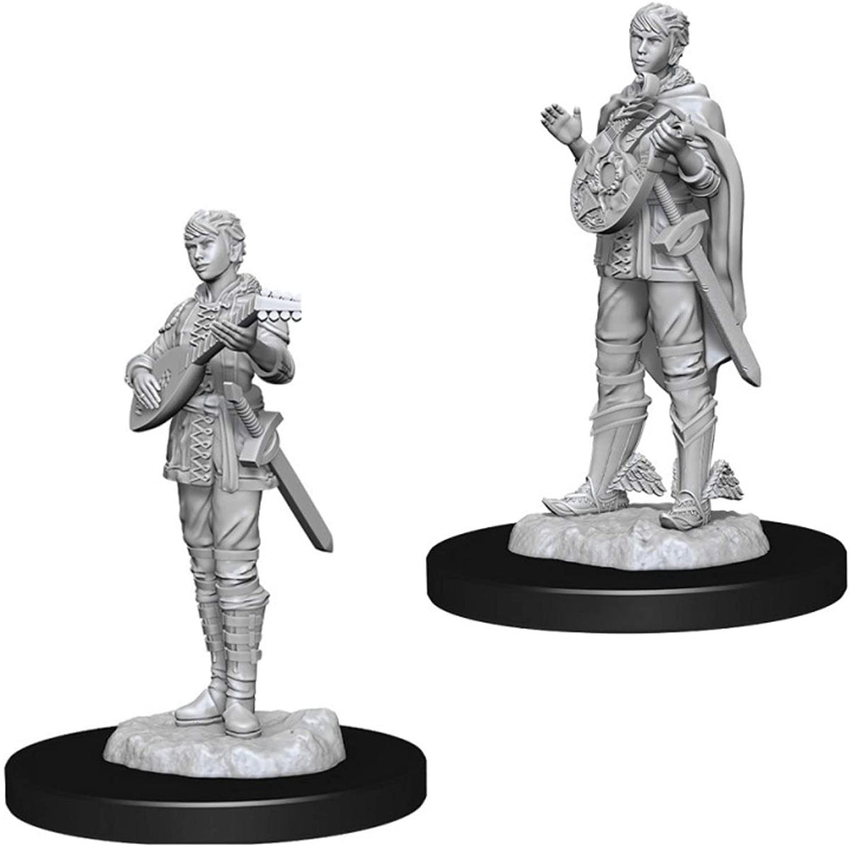 D&D Nolzur's Marvelous Unpainted Miniatures: Female Half-Elf Bard Miniatures WizKids   