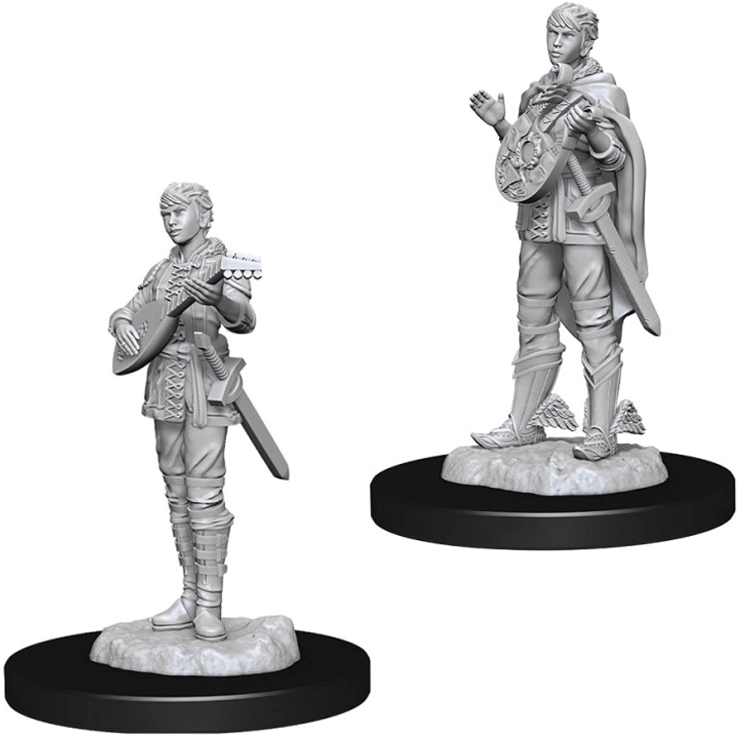 D&D Nolzur's Marvelous Unpainted Miniatures: Female Half-Elf Bard Miniatures WizKids   