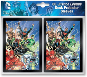 Cryptozoic Standard Game Sleeves DC Deck Building Justice League (01592) Cryptozoic Standard Game Sleeves DC Deck Building Justice League (01592)