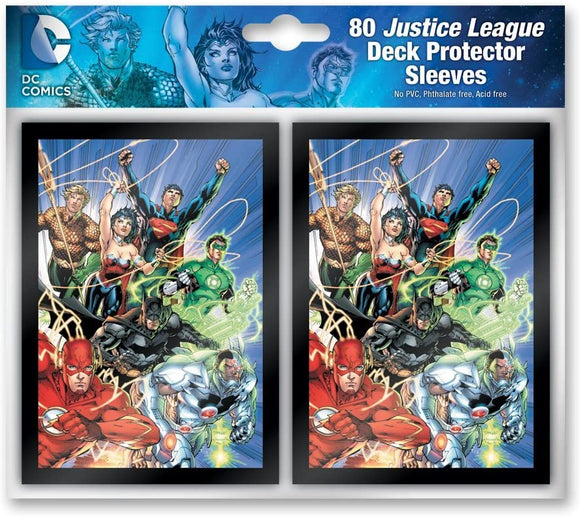 Cryptozoic Standard Game Sleeves DC Deck Building Justice League (01592) Home page Cryptozoic Entertainment   