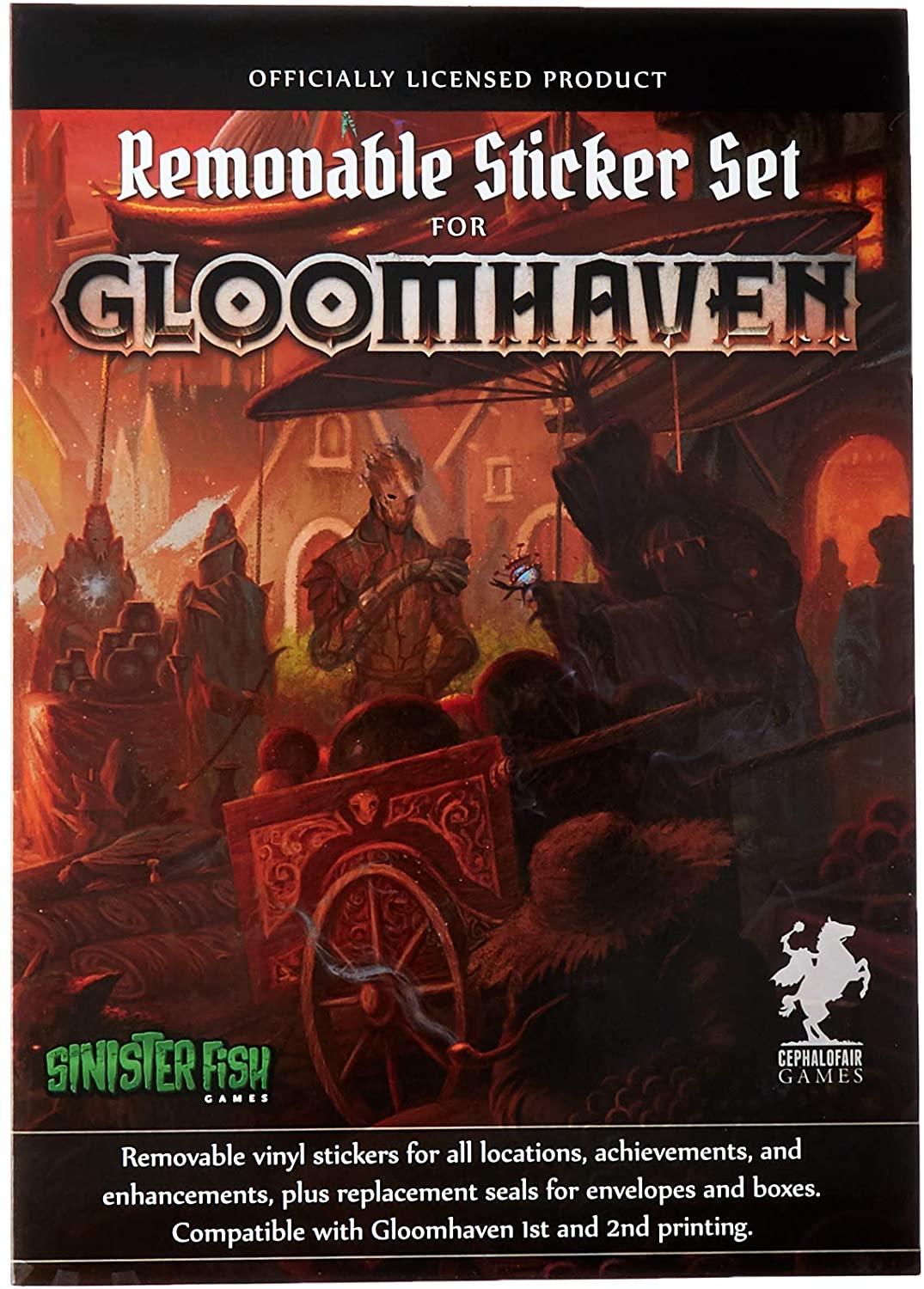 Gloomhaven Removable Sticker Pack Board Games Other