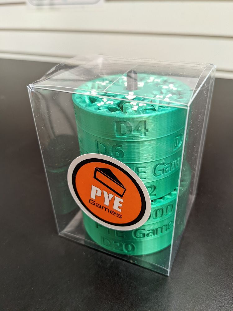 Fidget Spinner Dice Set - Jade  Other   