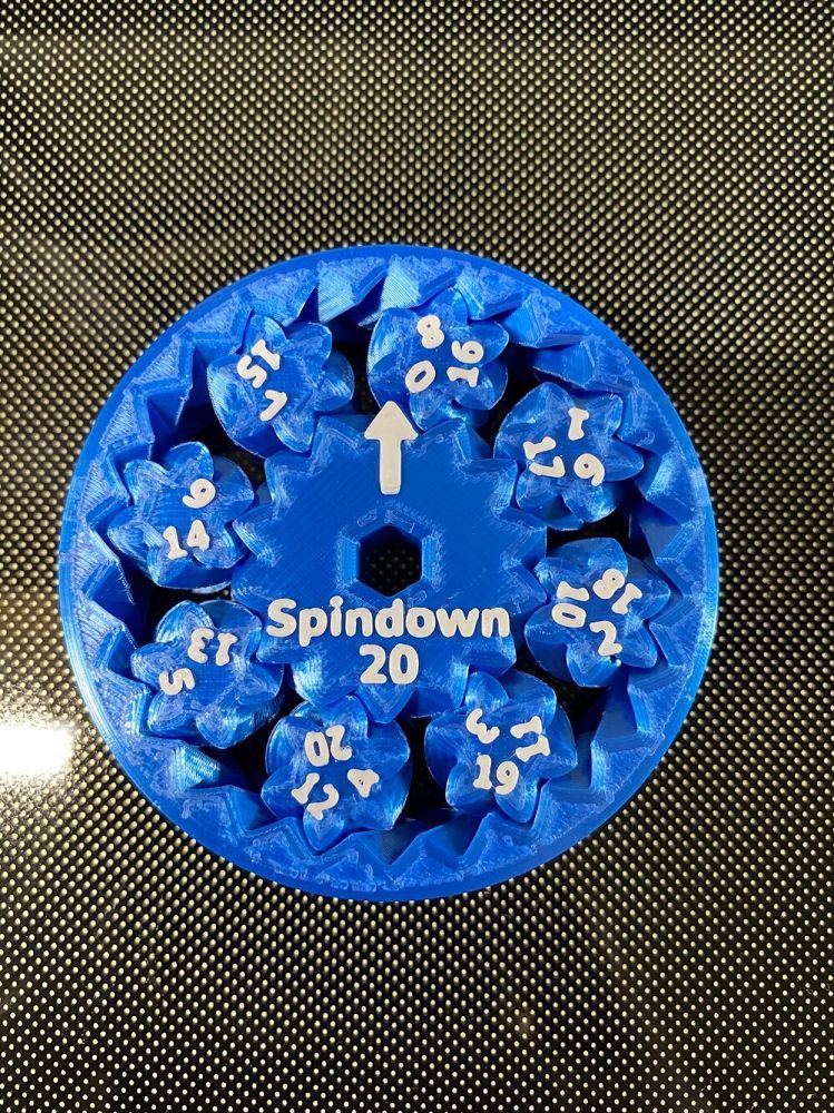 Fidget Spinner Dice - Spindown 20 Dice Other