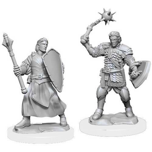 Critical Role Unpainted Miniatures Male Human Clovis Concord Cleric (90385) Miniatures WizKids   