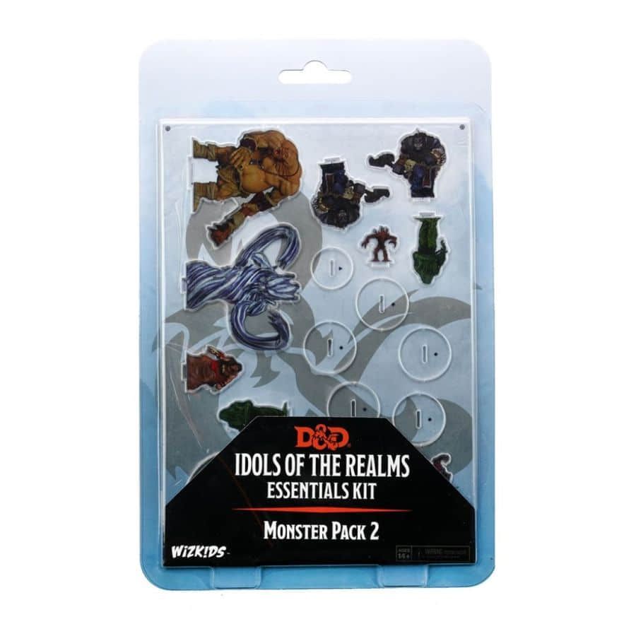 D&D Idols of the Realms Essentials Kit 2D Miniatures Monsters Pack 2 Miniatures WizKids