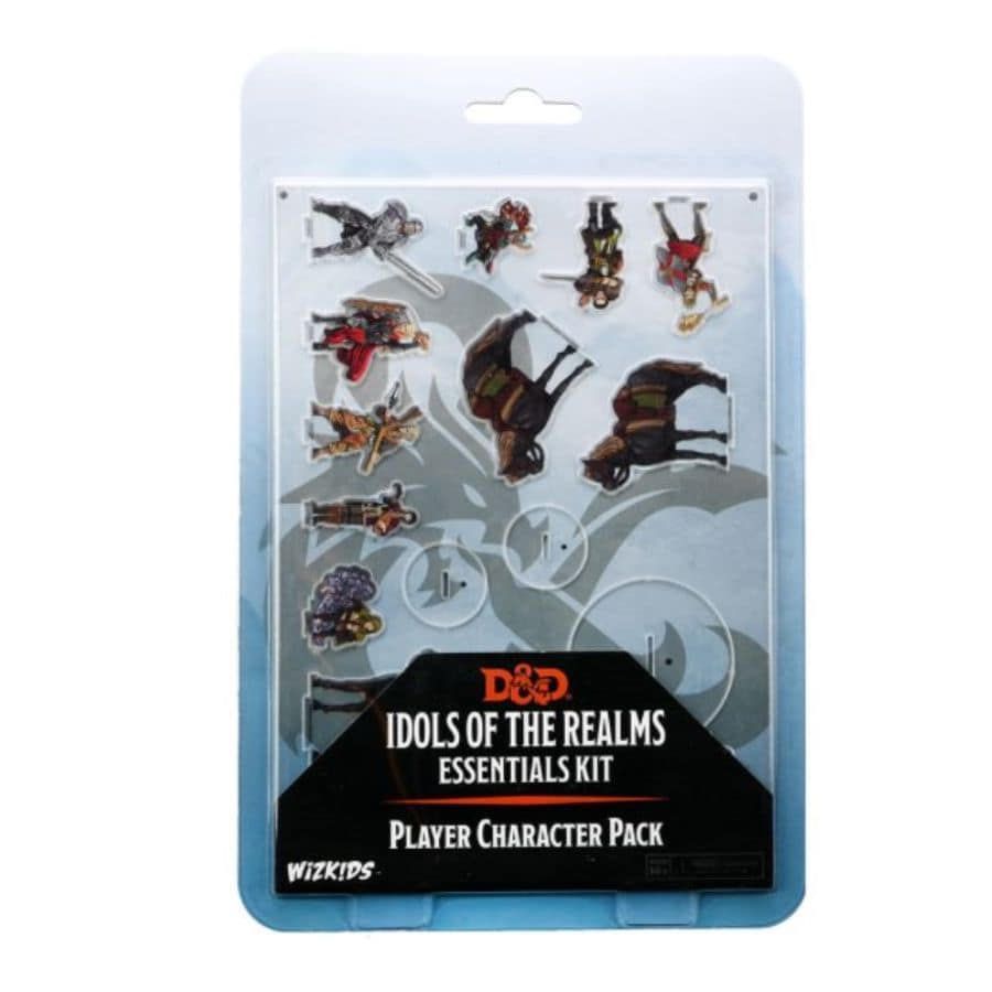 D&D Idols of the Realms Essentials Kit 2D Miniatures Player Character Pack Miniatures WizKids
