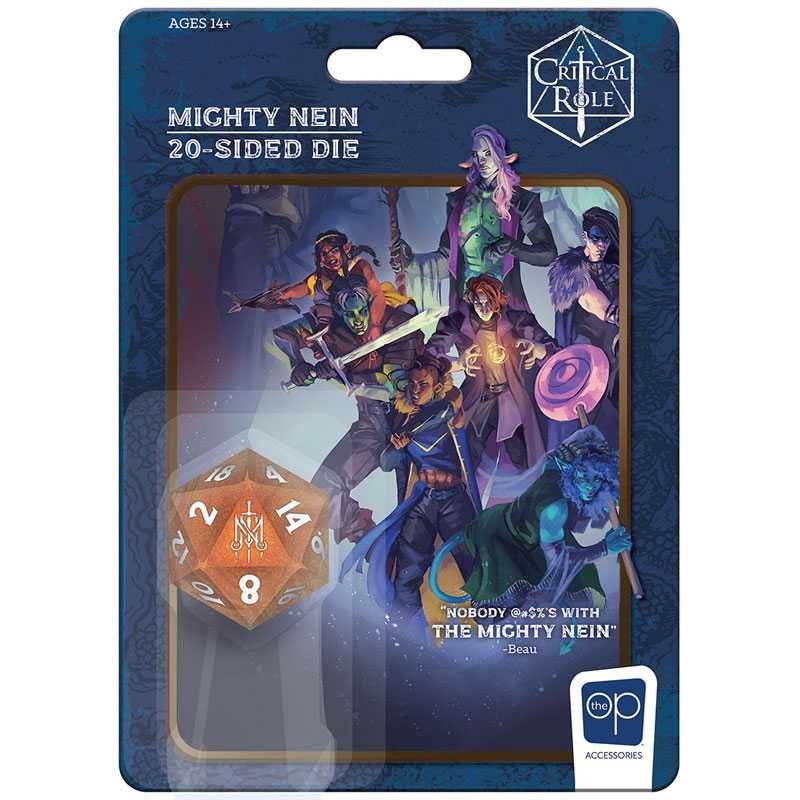 Critical Role Mighty Nein Oversized D20 Dice USAopoly