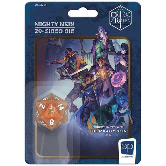 Critical Role Mighty Nein Oversized D20 Dice USAopoly