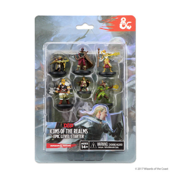 D&D Icons of the Realms Epic Level Starter Set Miniatures WizKids