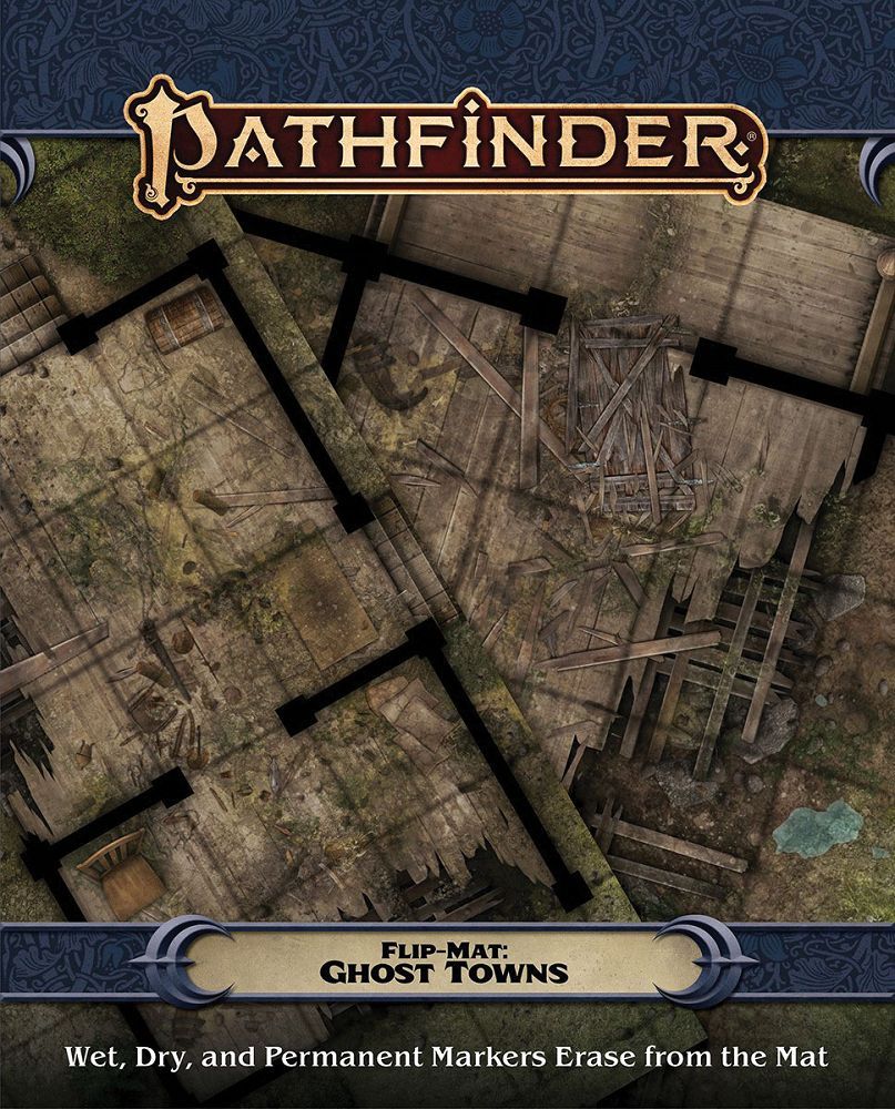 Pathfinder RPG Flip-Mat Ghost Towns RPG Maps Paizo   