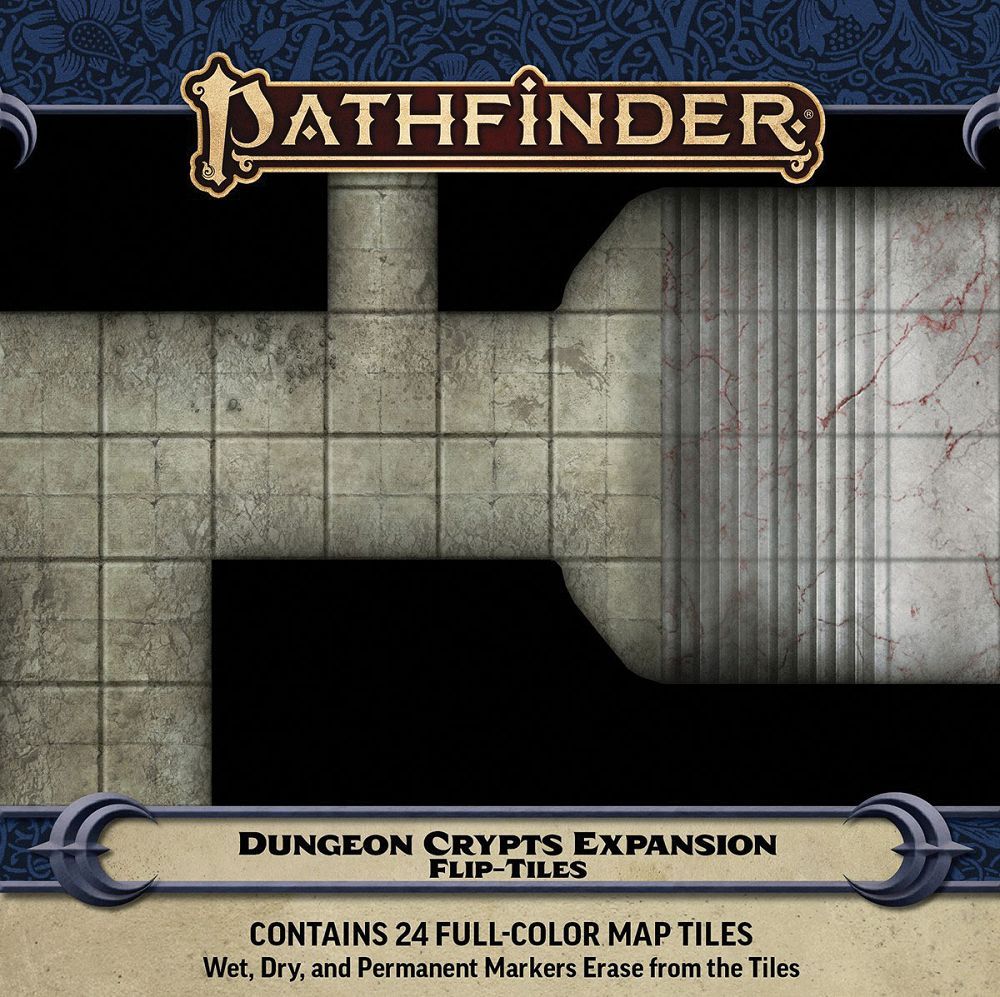 Pathfinder RPG Flip-Tiles Dungeon Crypts Expansion RPG Maps Paizo   