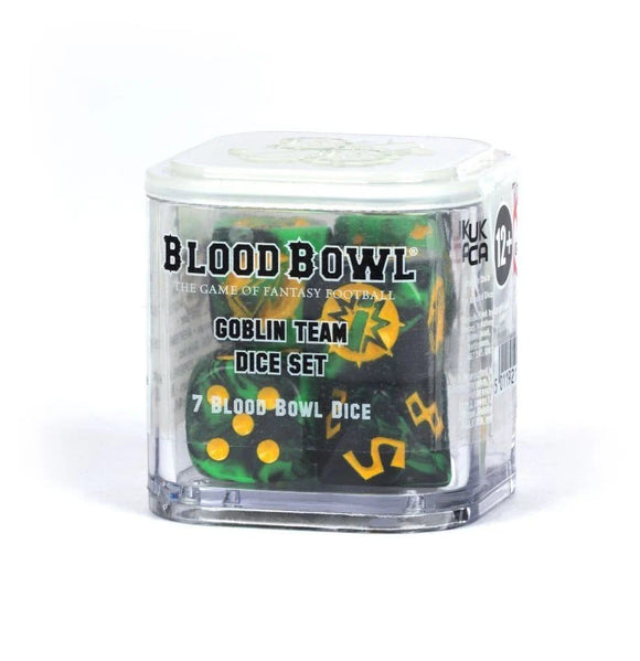 Blood Bowl Goblin Team Dice Set '21  Games Workshop   