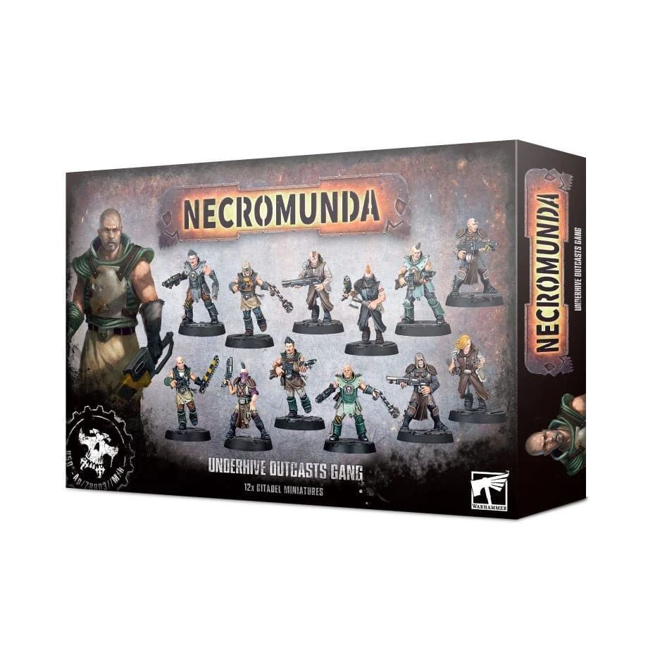 Necromunda Underhive Outcasts Gang Miniatures Games Workshop   