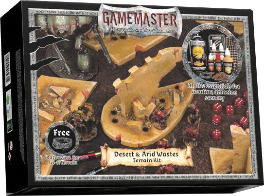 GameMaster Desert & Arid Wastes Terrain Kit Supplies Army Painter