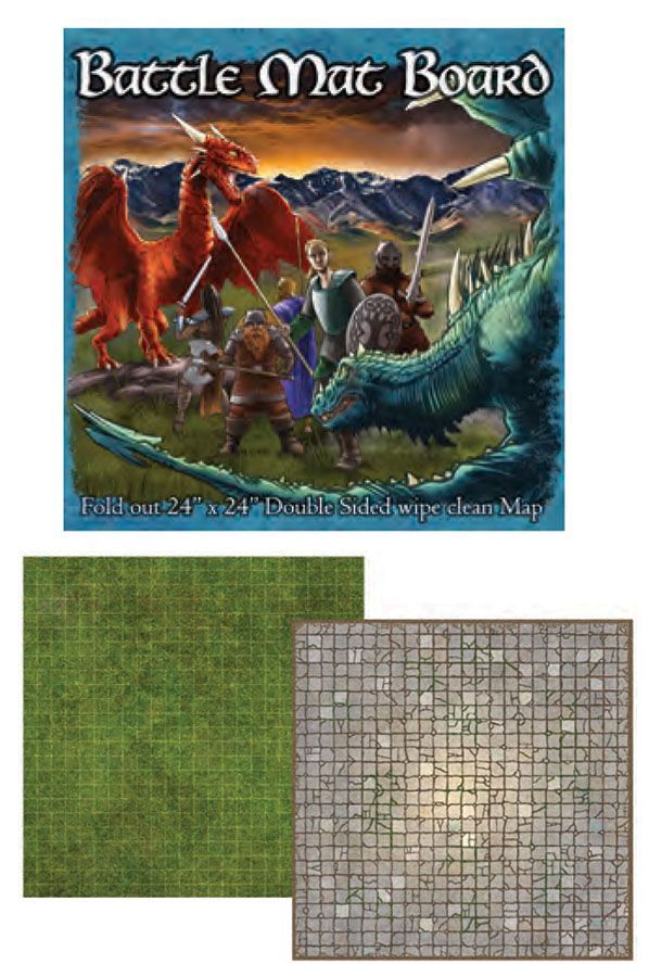 Battle Mats: Board Grass/Flagstones RPG Maps Loke Battle Mats   