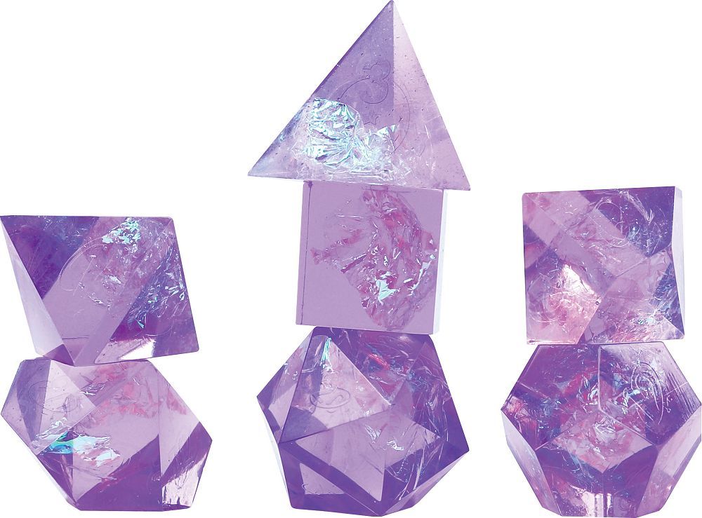 7ct Cloak & Dagger Dice Purple Dice Sirius Dice   