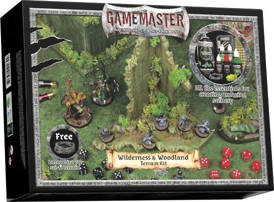Gamemaster Wilderness Terrain Kit Supplies Army Painter