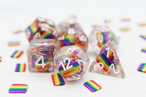 11ct Pride Rainbow Dice  Foam Brain Games   