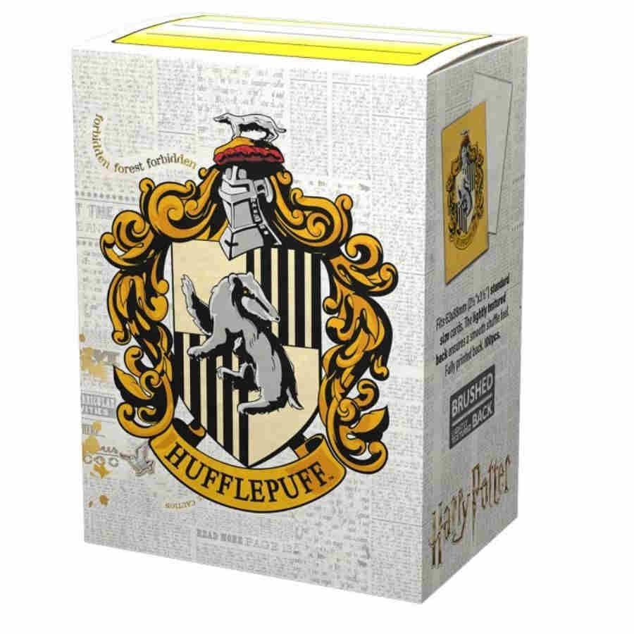 Dragon Shield 100ct Brushed Art Sleeves Harry Potter Hufflepuff (16027) Supplies Arcane Tinmen   
