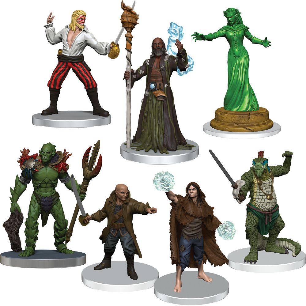 D&D Icons of the Realms The Ghosts of Saltmarsh Set 1 Miniatures WizKids