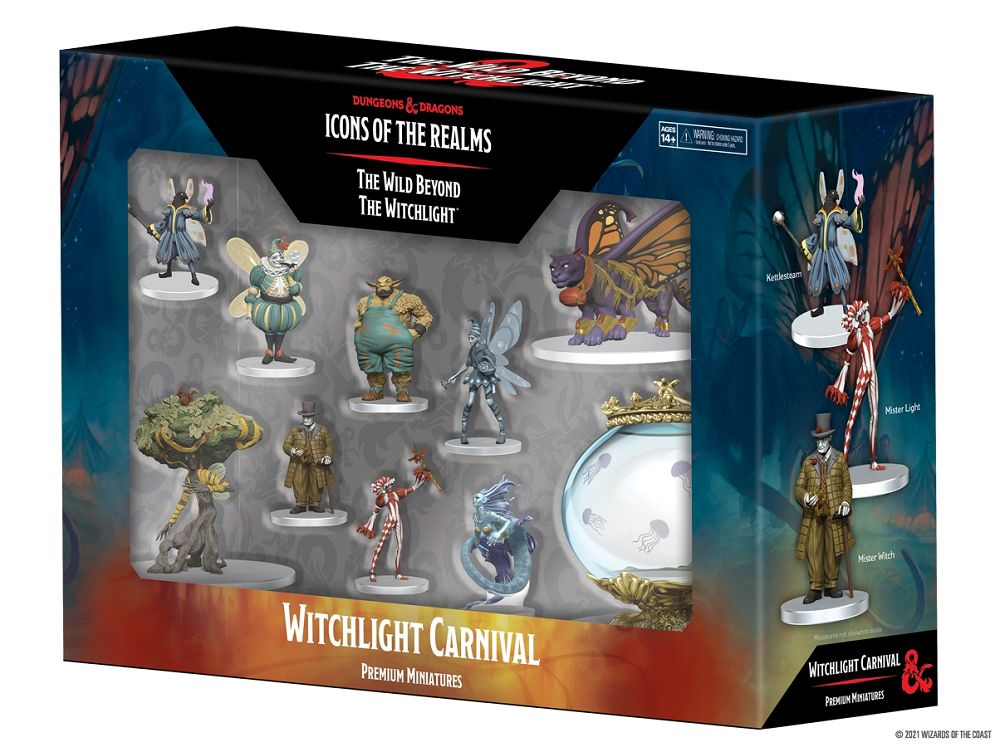 D&D Icons of the Realms 20: The Wild Beyond the Witchlight - Witchlight Carnival Set Miniatures WizKids