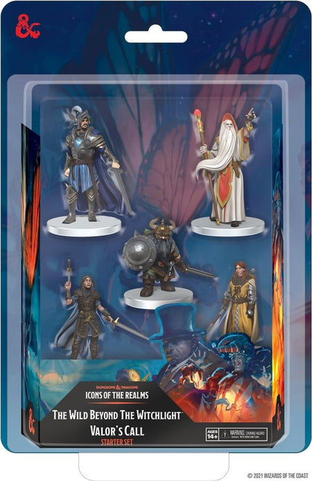 D&D Icons of the Realms The Wild Beyond the Witchlight Valor's Call Starter Set Miniatures WizKids