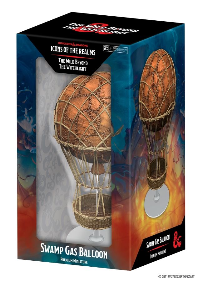 D&D Icons of the Realms The Wild Beyond the Witchlight Swamp Gas Balloon Miniatures WizKids