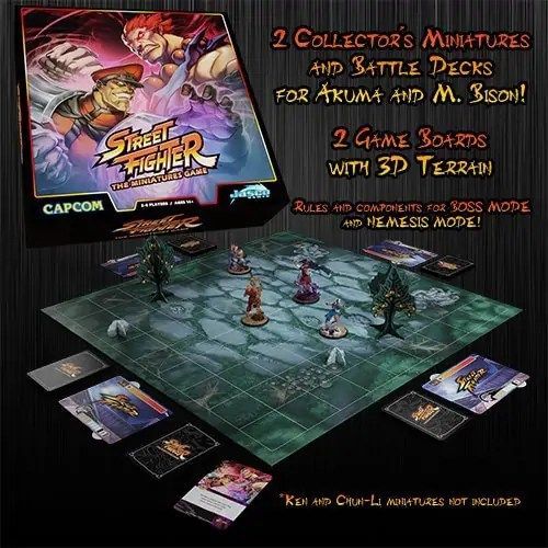 Street Fighter Miniatures Game Boss Expansion  Common Ground Games   